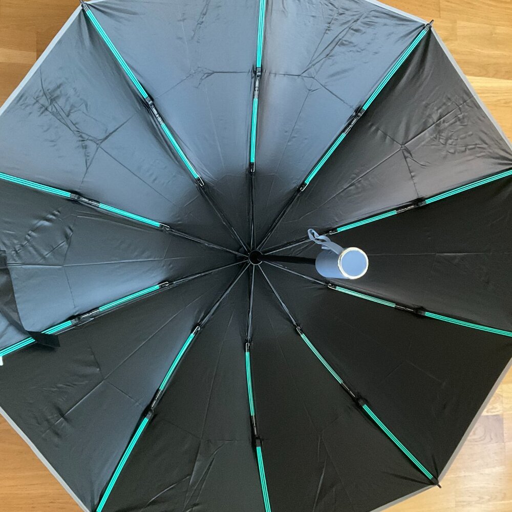 NEW Inverted Automatic Windprof Umbrella Blue Color - Picture 3 of 5